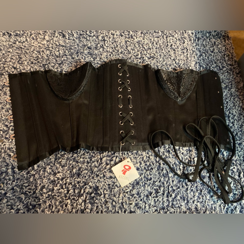 Black Lace Corset